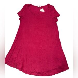 Jodifl Burgundy Flowy Dress NWT